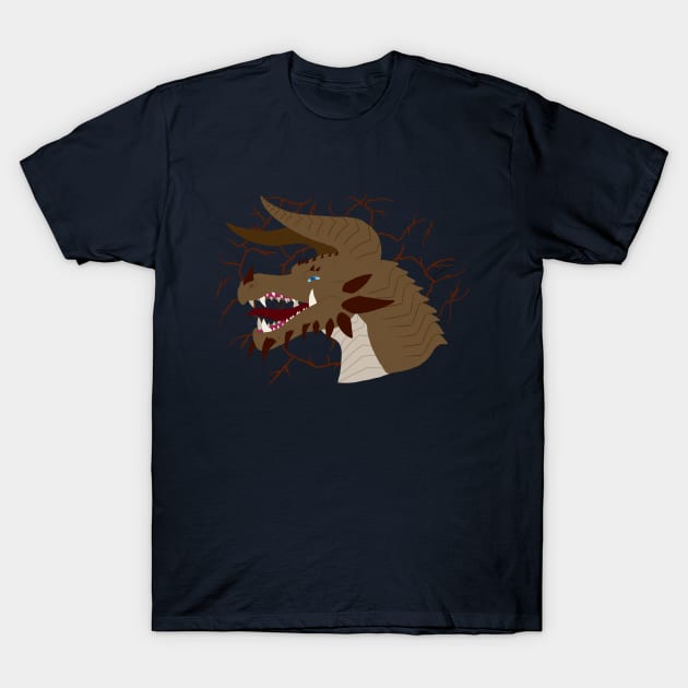 Do the Earth Dragon Stomp! T-Shirt by mystykm-merch